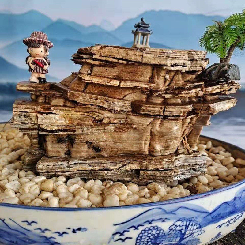 造景奇石盆景太行山怪石鱼缸景石景观造景