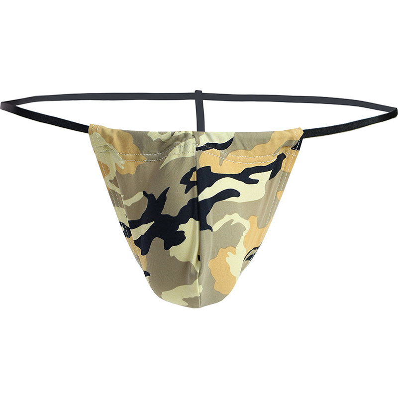 男士丁字裤joying低腰性感一字裤细透气表演男丁字裤