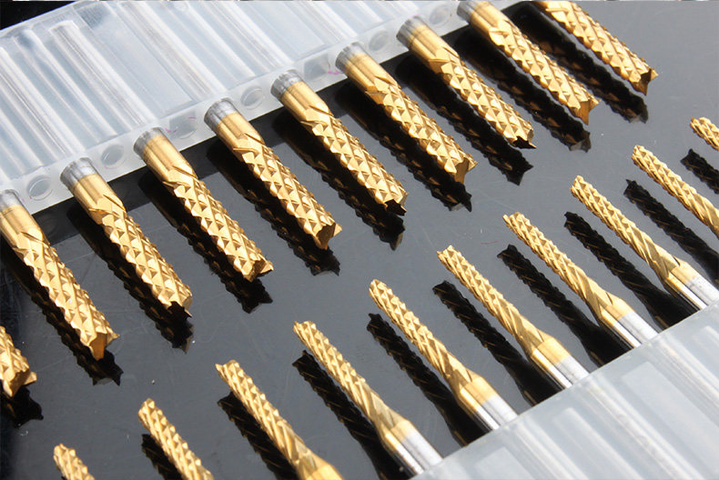 铣刀俊拓3175钨钢tin涂层纳米pcb锣刀电路板其他铣刀