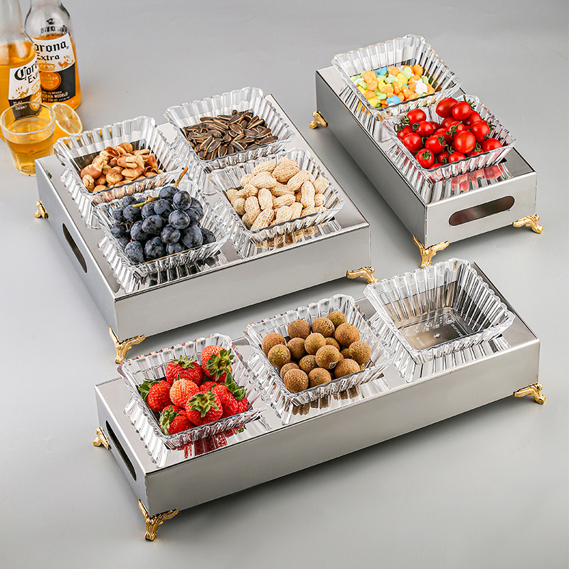 酒吧ktv商用果盘糖果零食创意干果坚果小吃果盆