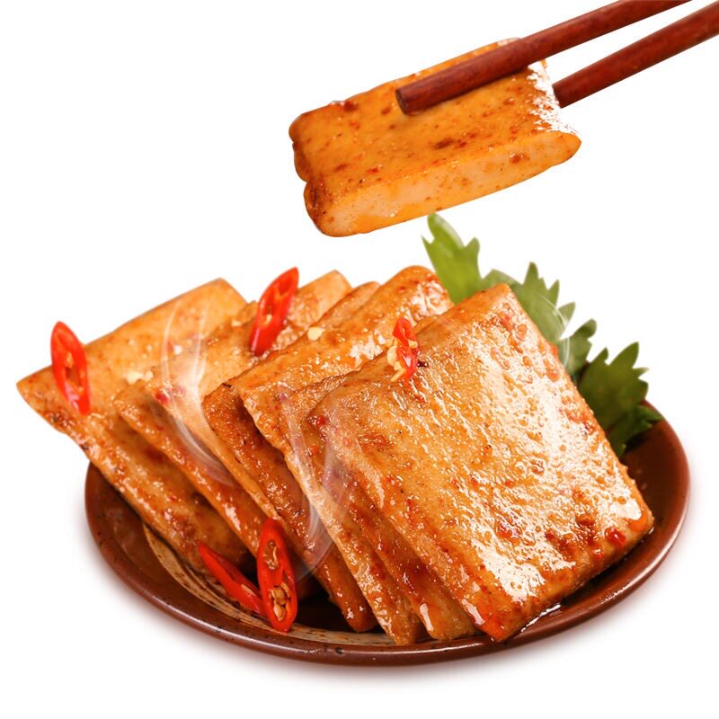 盐津铺子鱼豆腐小零食2斤散称湖南原味豆干麻辣小吃零食31度鲜-mc母婴