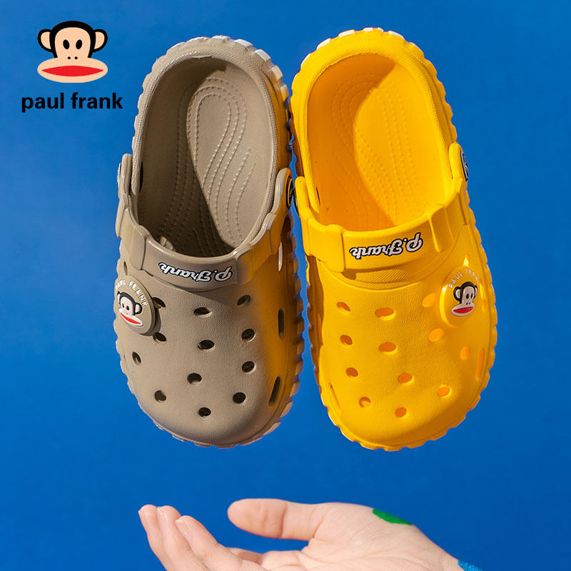 大嘴猴儿童夏季凉拖居家防滑速干洞洞鞋外沙滩居家凉拖