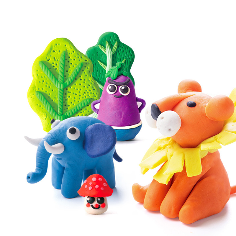 美乐儿童diy面粉粉彩套装超轻粘土玩具宝宝彩泥