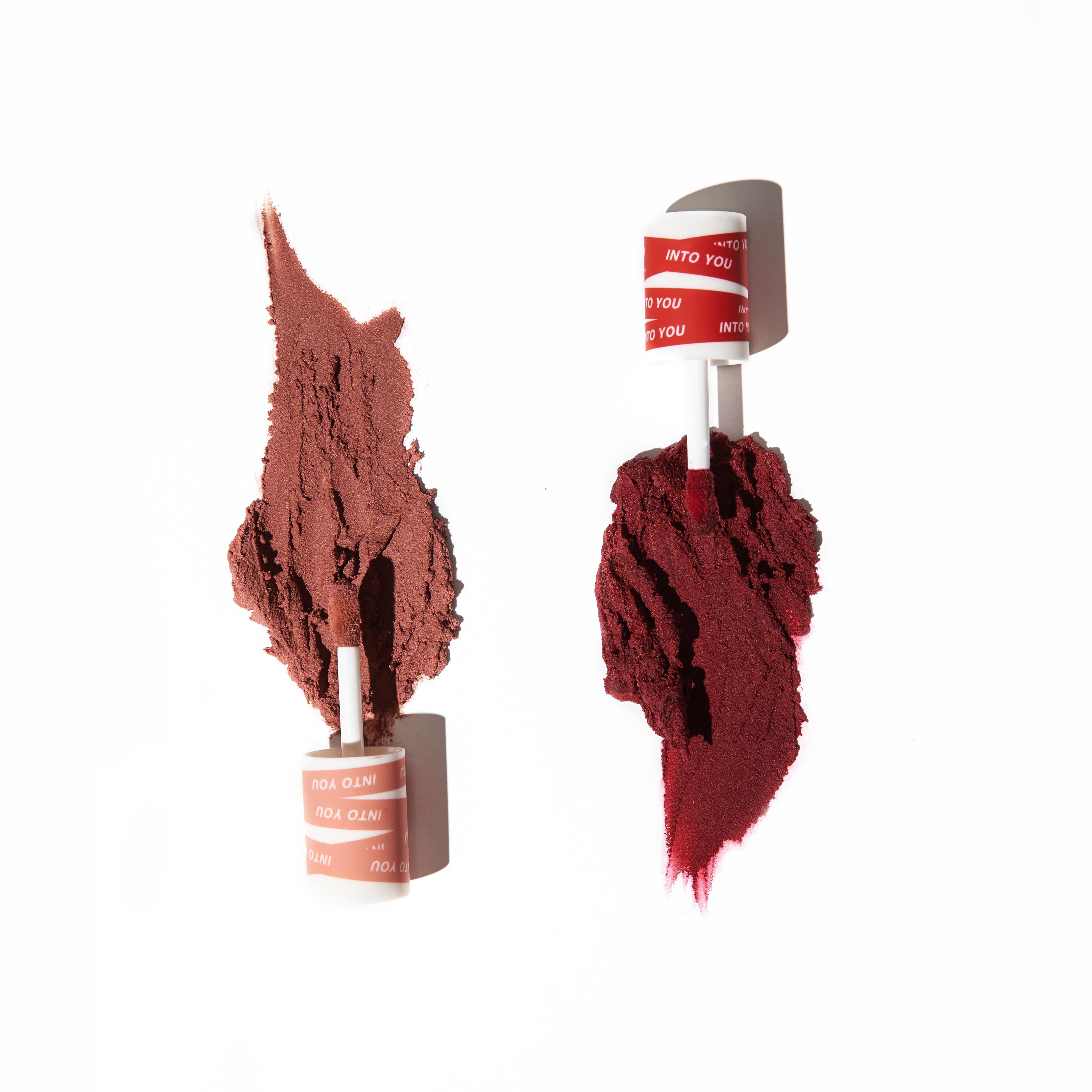 intoyou唇泥女主角哑光面柔焦口红唇两用用唇唇彩