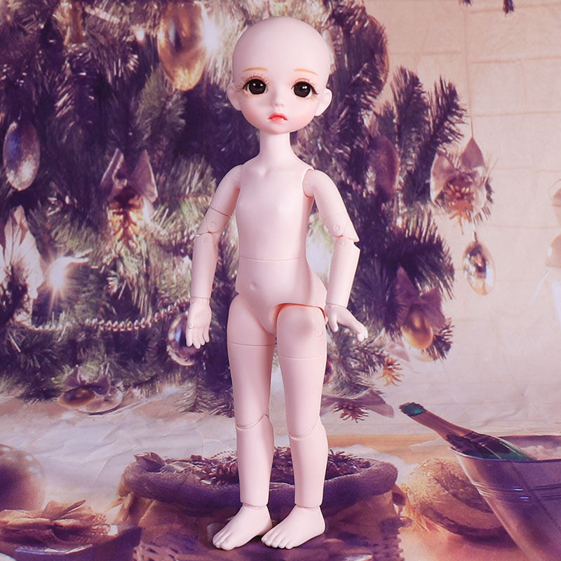 德必胜娃娃6分天使娃娃胖子bjd裸娃关节可动可改娃娃