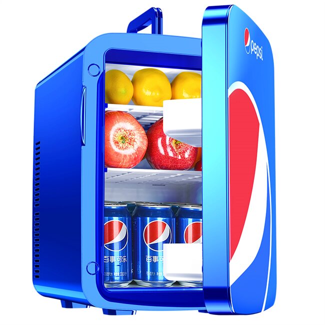 冰箱百事pepsi车载18l车家两用迷你小型家用车载冰箱