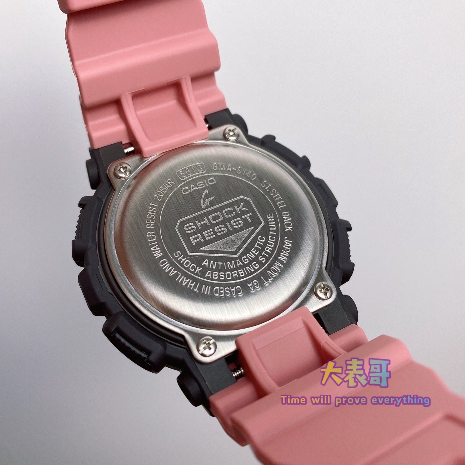 casio卡西欧新款gshock中性运动防水女表gmas1401a2a日韩腕表