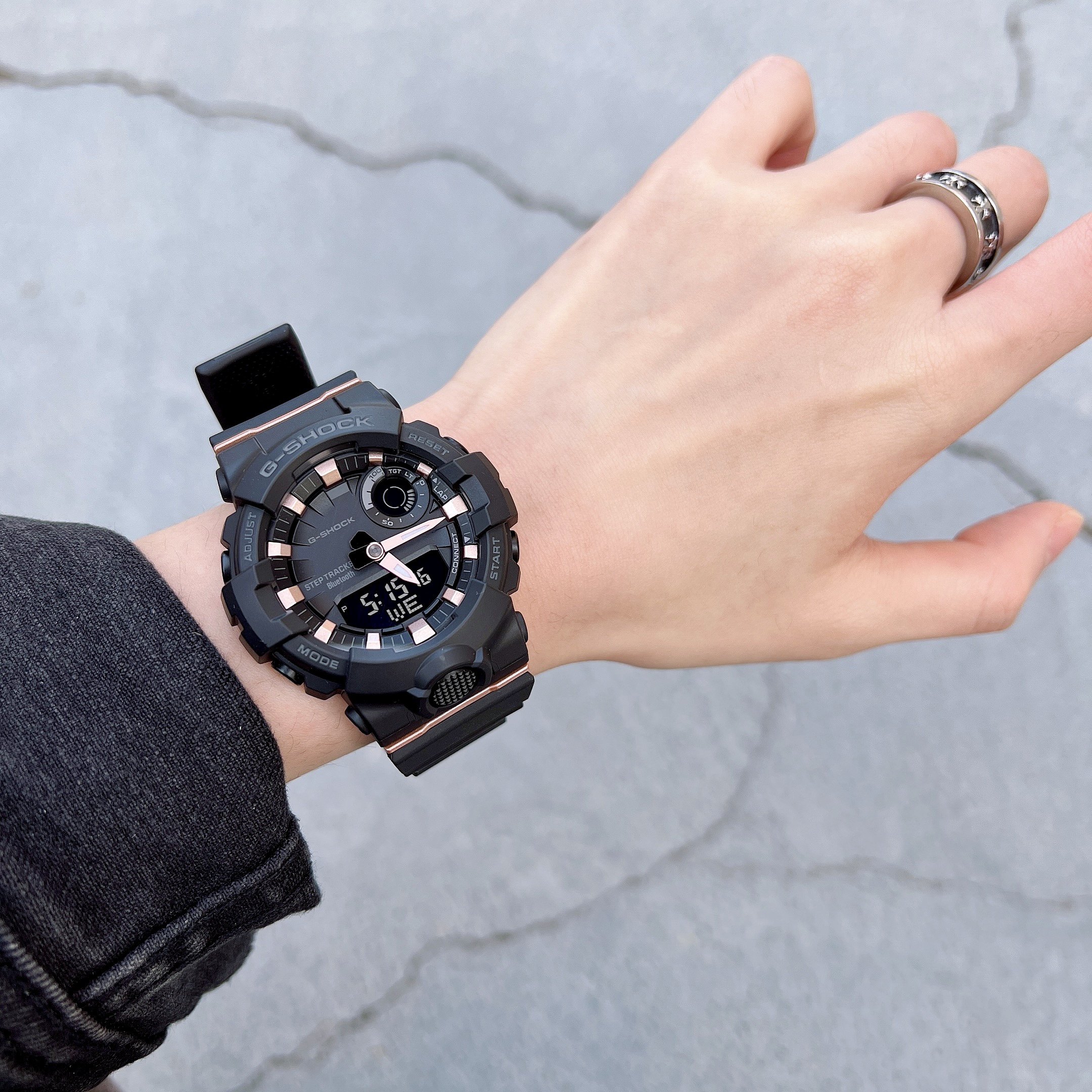 casio卡西欧g-shock蓝牙计步多功能手表男女gma-b800-7a8a日韩腕表