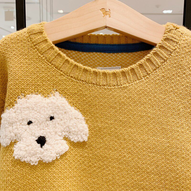 打折bluedog蓝狗韩国童装代购1男女童圆领卡通卫衣