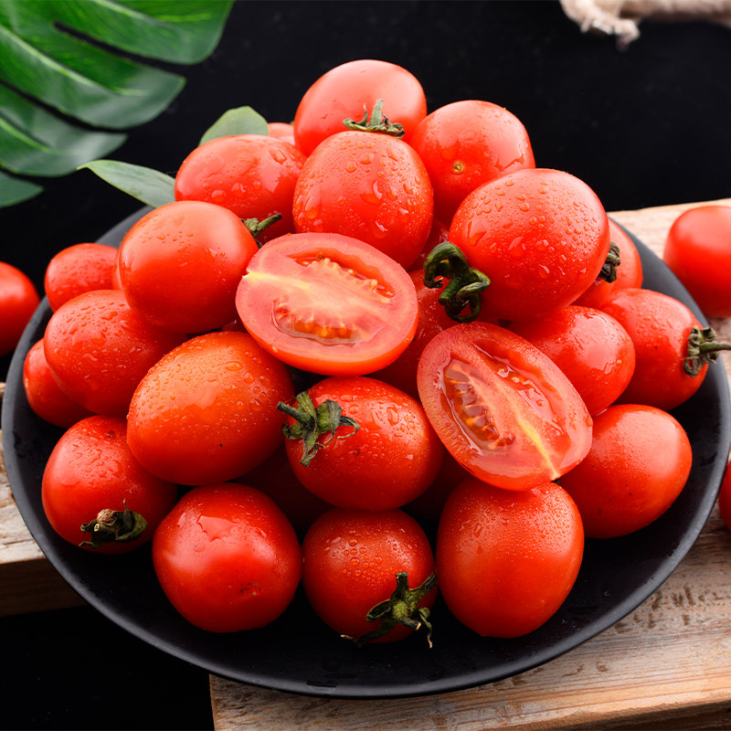 新鲜圣女果5斤包邮千禧樱桃小番茄水果农家西红柿番茄