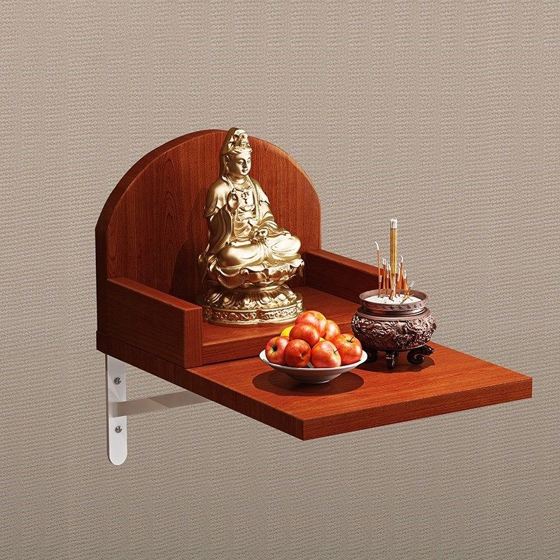 打孔香炉置物架墙壁挂式佛龛佛柜神龛佛台供奉佛柜