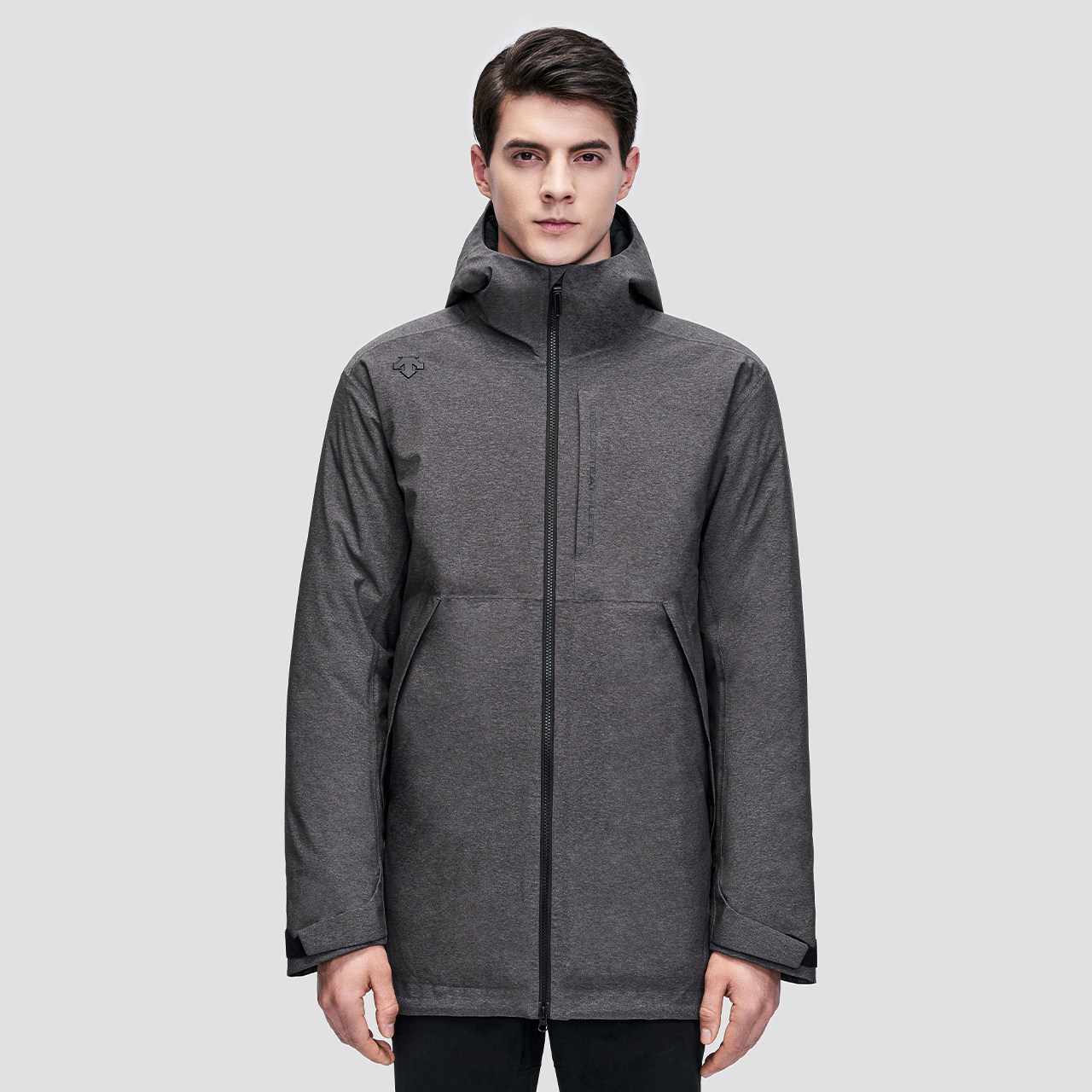 descente迪桑特男子棉服运动外套春款夹克d2191tpd91运动棉衣