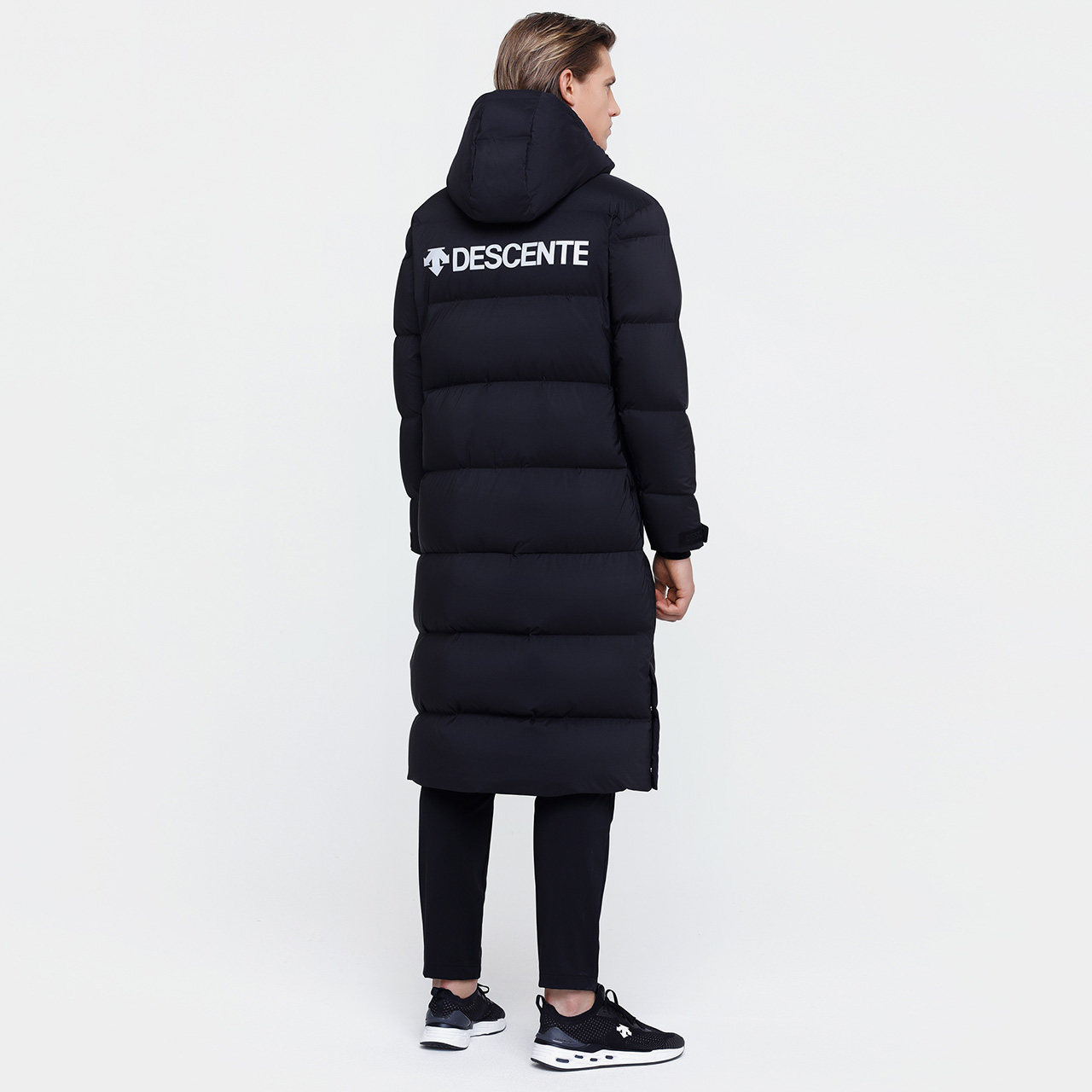 descentegolf迪桑特高尔夫男子保暖长款羽绒服运动羽绒服