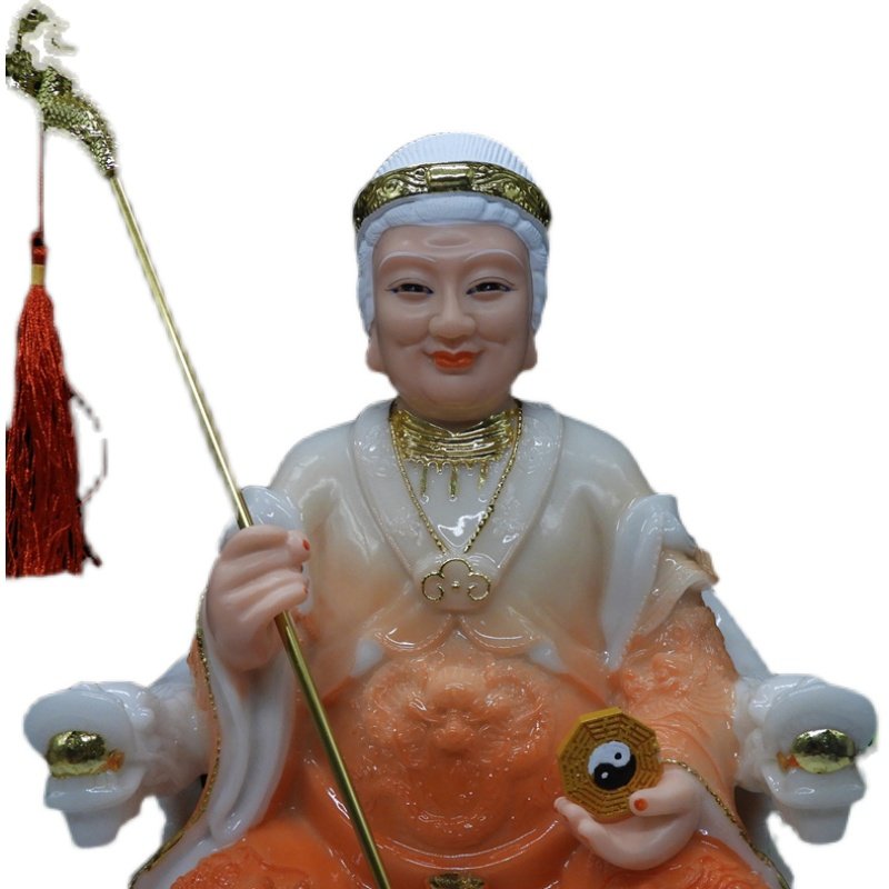 老母神像无极汉白玉树脂道场供奉摆件无生梨山摆件