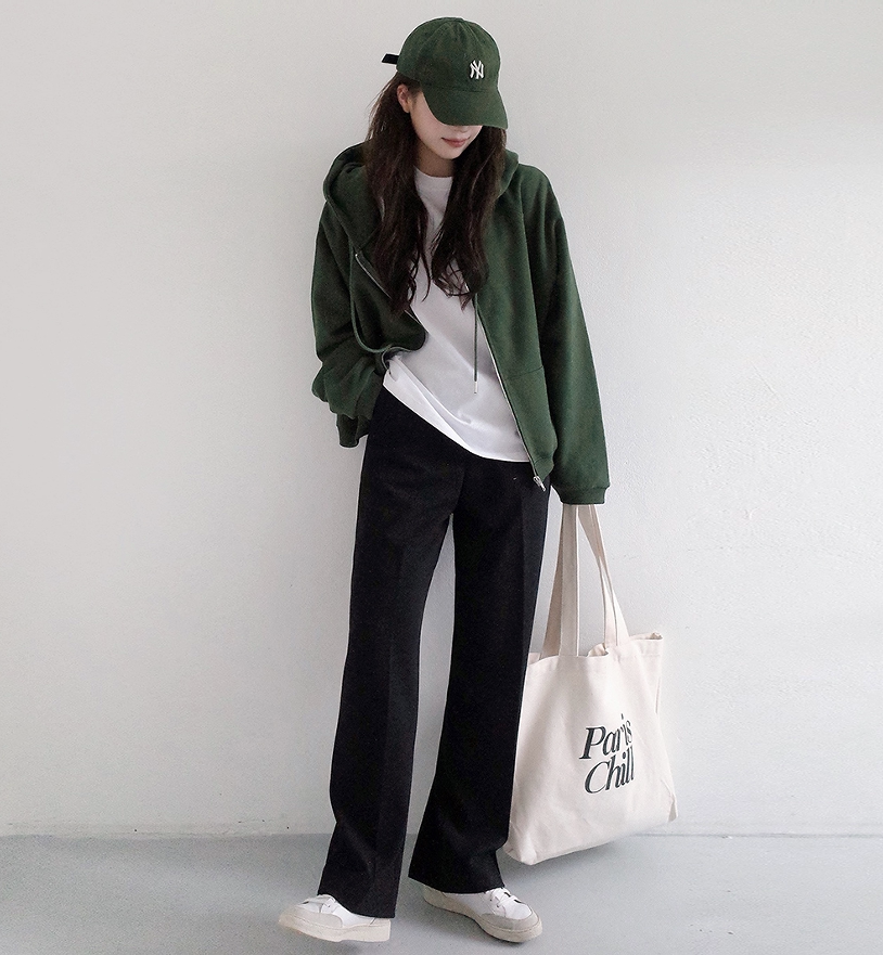 slowand韩国官网自制女装代购韩范休闲百搭搭连短外套