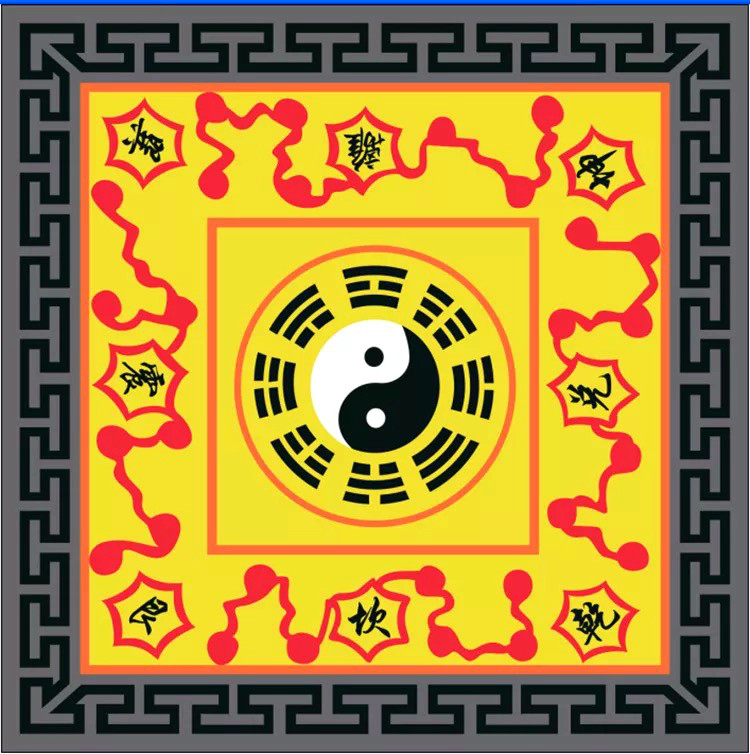 道教罡毯八卦七星太极图踏罡步寺庙道士打坐练功道教工艺品