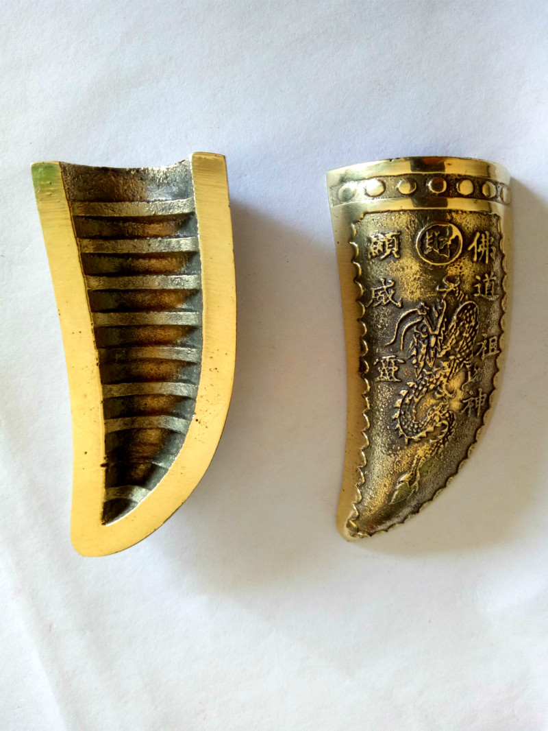 道教用品 黄铜圣卦圣杯羊角圣杯 阴阳卦 贡杯茭杯