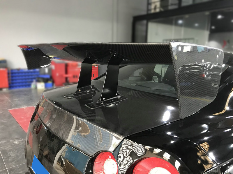 适用于0817战神gtrr35vtx7碳纤维改装gt尾翼尾翼