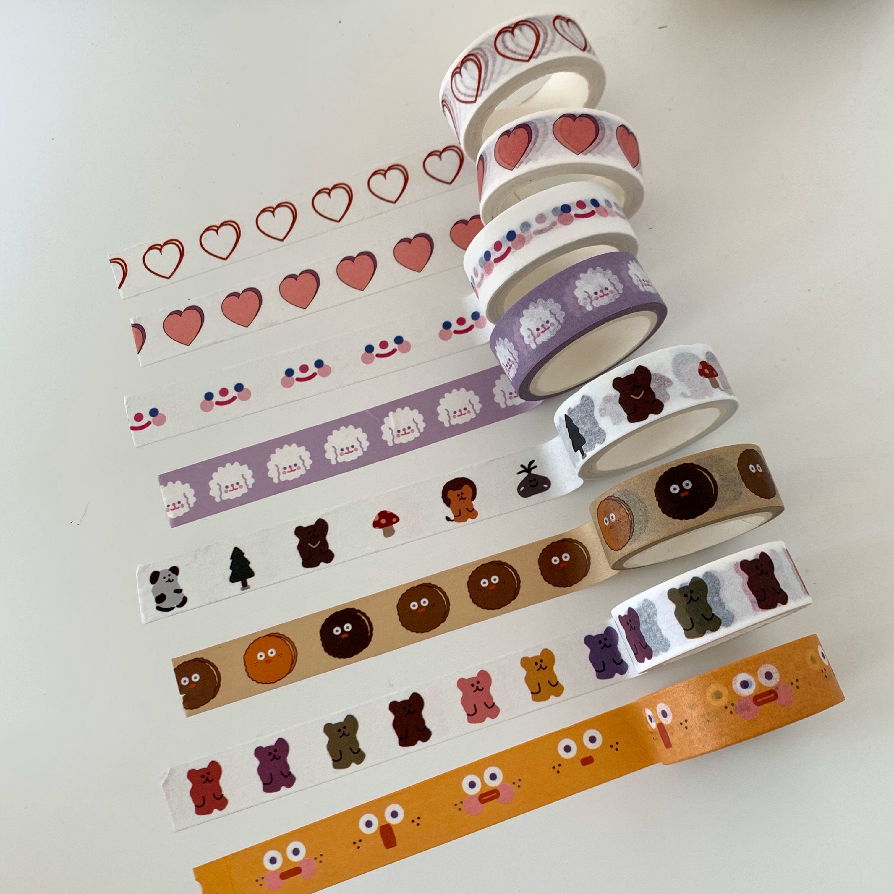 fromsheep 8款手账贴纸胶卷胶带 能带来幸福感的小物件