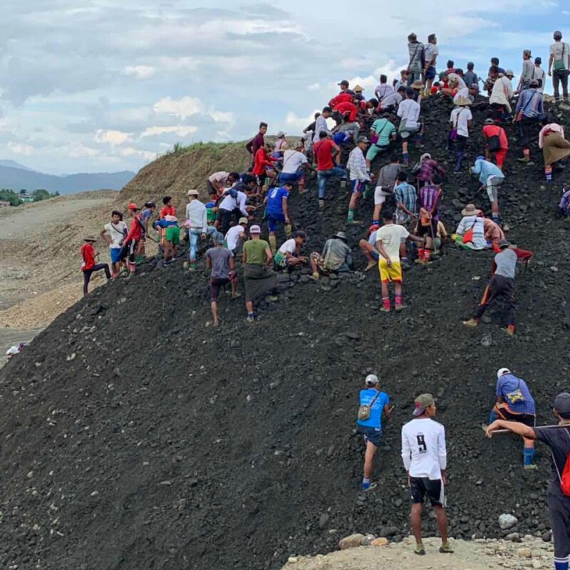缅甸翡翠天然玉石石料帕敢一手自己家矿区开采珠宝奇石