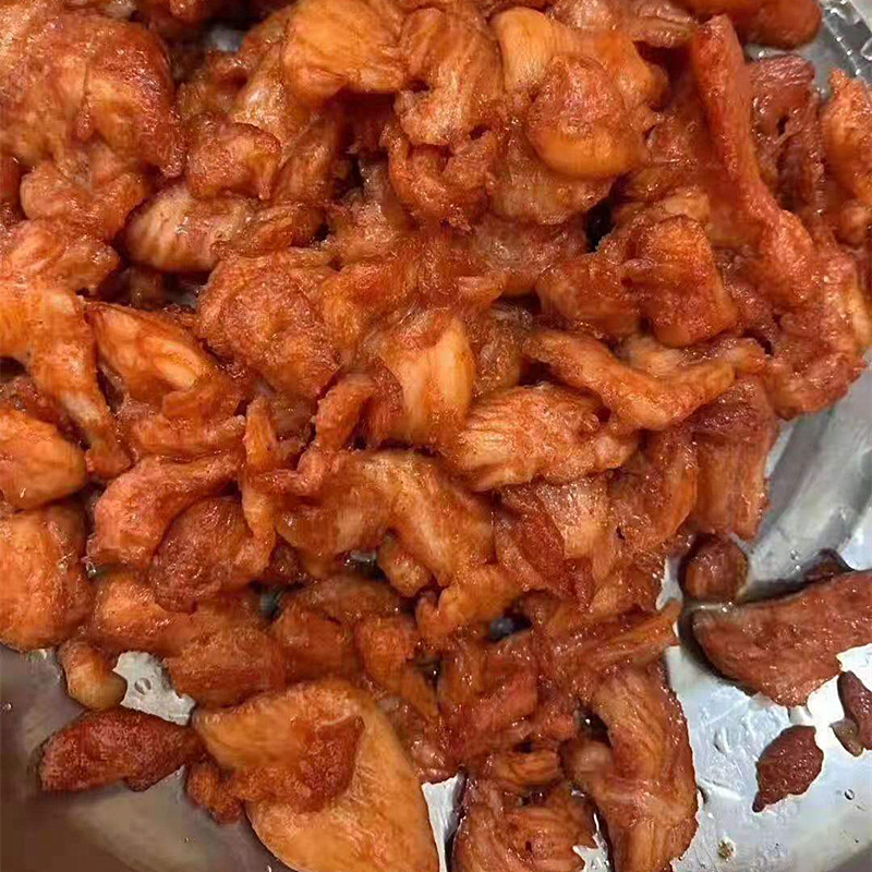 里脊油炸肉片24斤奥尔良腌制鸡肉碎片商用铁板生鸡肉