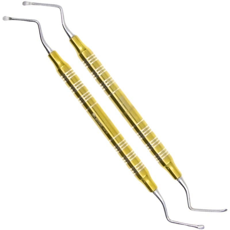 带齿种植刮勺牙医洁治去腐工具马杰斯特器械进口牙科口腔科牙刮匙