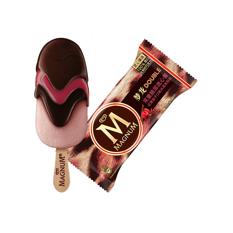 12支梦龙双层层流心酱红覆盆子意式咖啡雪糕冰淇淋