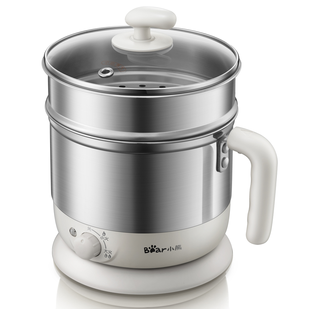 小熊多功能电热锅电煮锅家用迷你小电电锅学生电热