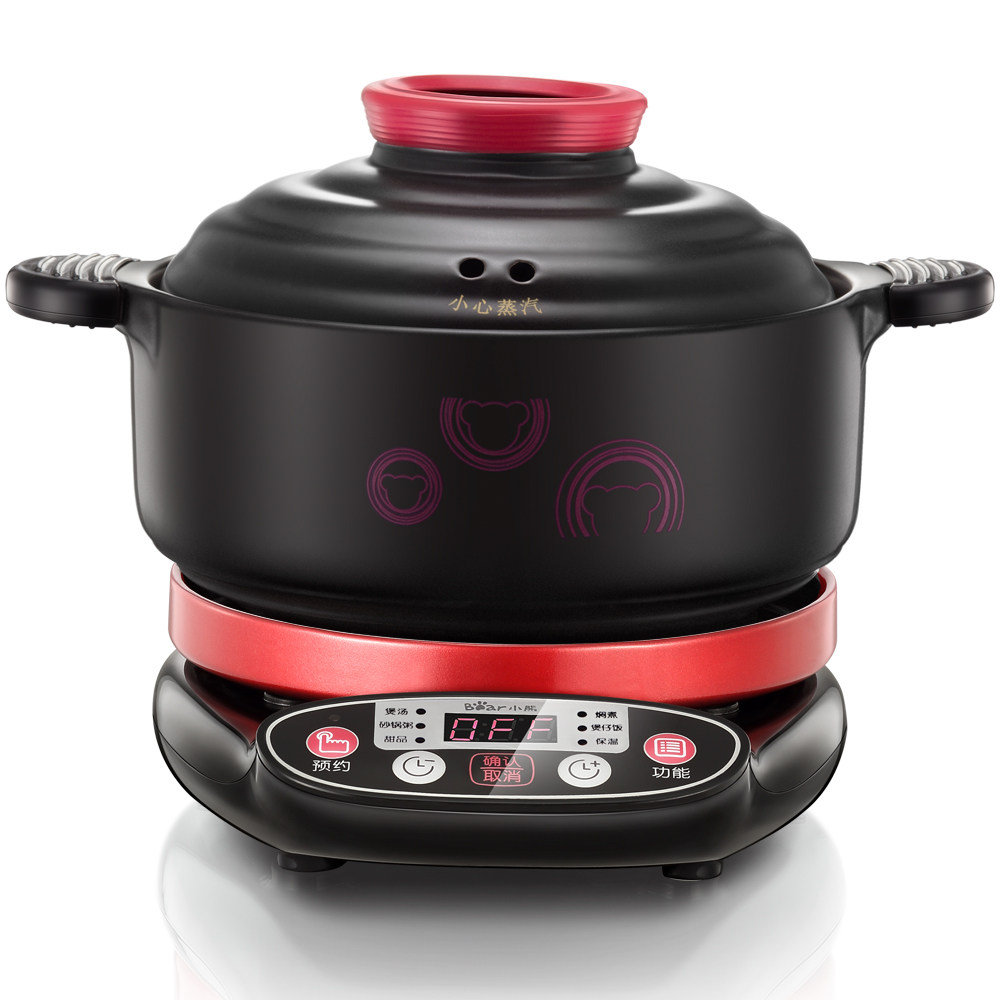 小熊砂锅煲汤烧锅家用全自动分体式紫砂电炖锅
