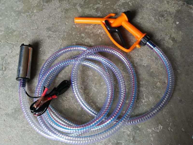 油泵加油油枪抽油电动柴油12v24加油机组合套装油泵