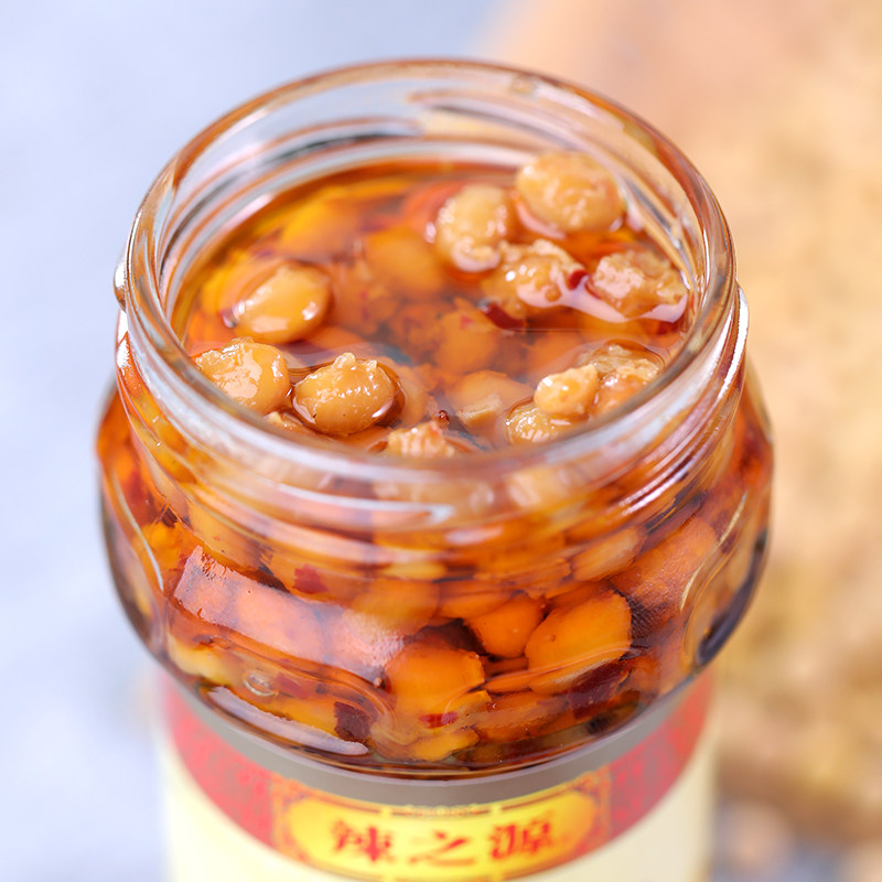 之源辣香腊八豆即食黄豆酱下饭饭菜炒蛋腊肉速食菜