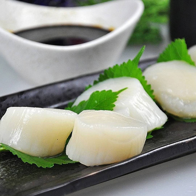 帆立贝柱带子肉新鲜冻扇元贝瑶柱贝肉刺身即食超大1kg大号3盒包邮