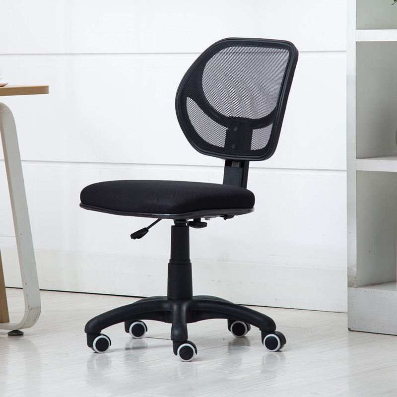 电脑椅家用学习椅无扶手小升升降转椅网布小巧型会议椅