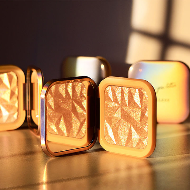 高光闪粉粉饼网红钻石金钻石细闪香槟生姜自然高光