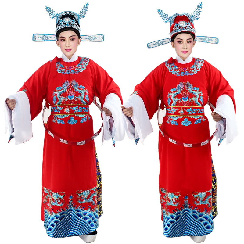 七彩梨园戏曲服装京剧越剧服装状元驸马装影视摄影舞台古装改良蟒