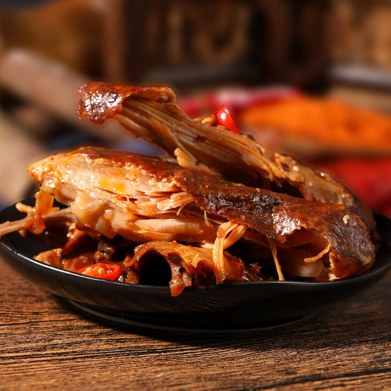 九岭夼手撕鸭排网红真空黑鸭308g麻辣味酱卤肉零食休闲小吃即食品