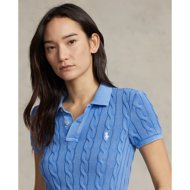 ralphlauren拉夫劳伦女装23年早春修身版棉针织polo毛针织衫