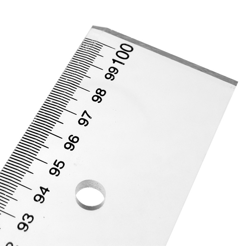 qd得力直尺 塑料直尺20cm/30cm/40cm/50cm/60cm/100cm多规格尺子学生