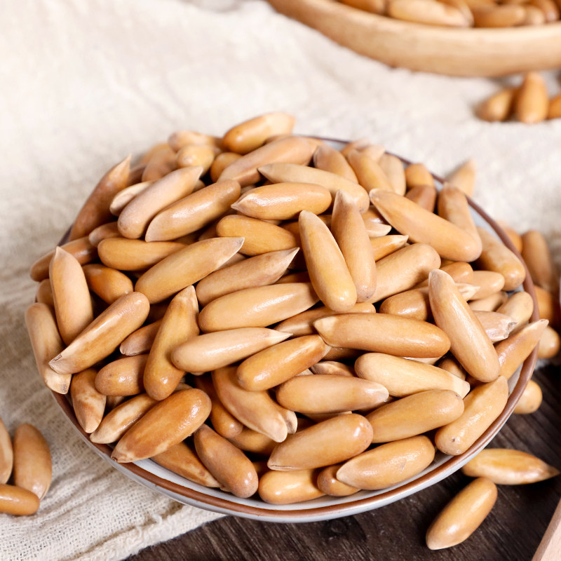 松子巴西2021新货阿富汗手剥级特特大500g颗粒松子