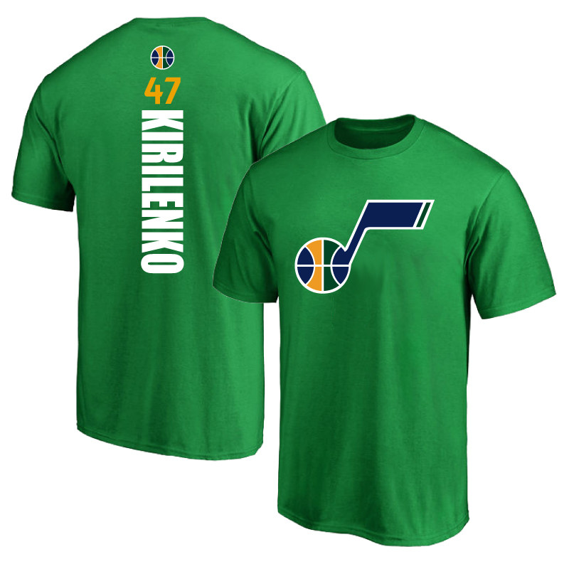 纪念版犹他爵士47号安德烈基里连科球衣训练纯棉运动t恤