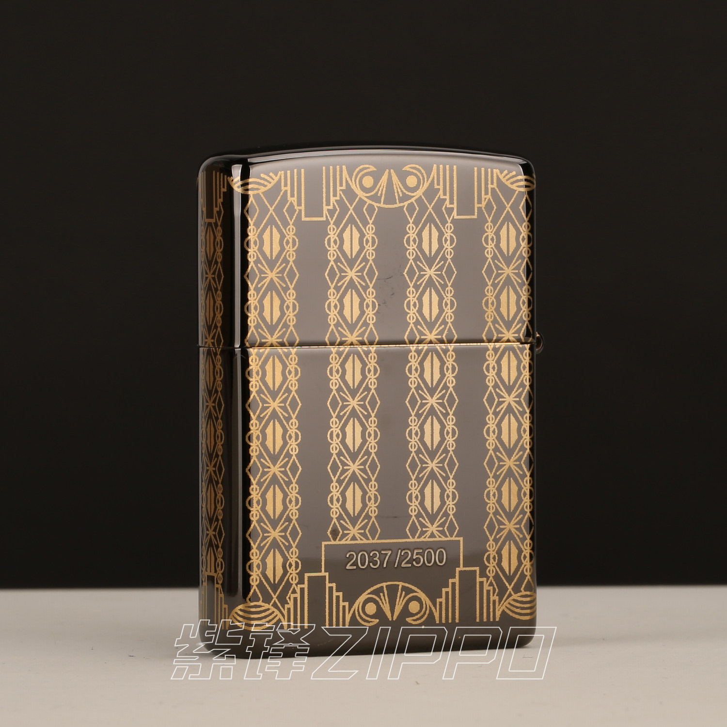 zippo防风打火机2021年度c21欧版限量2500台黑色zippo