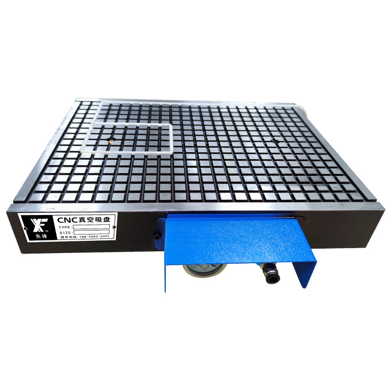 先锋cnc真空吸盘工业电脑锣加工中心不锈钢铜铝板气动吸附平台