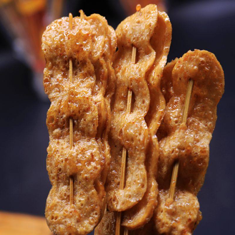 怀旧零食正宗泰国曼谷进口如意沙爹鱼串90g即食鱼零食