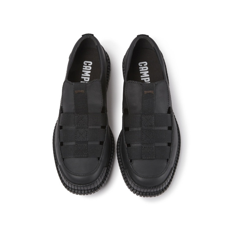 camper看步男鞋pix单鞋秋冬新款潮流黑色商务低帮透气轻便休闲鞋