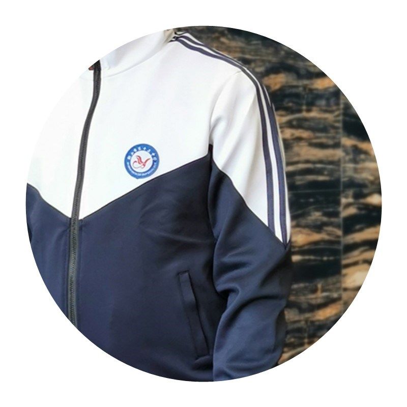中小学生校服秋季套装运动休闲鞍山十三三中厂家定制校服