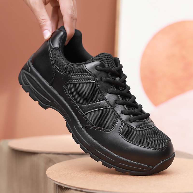 春秋君洛克旗舰店男士作训鞋黑色战训解放鞋低帮跑步训练鞋D16401