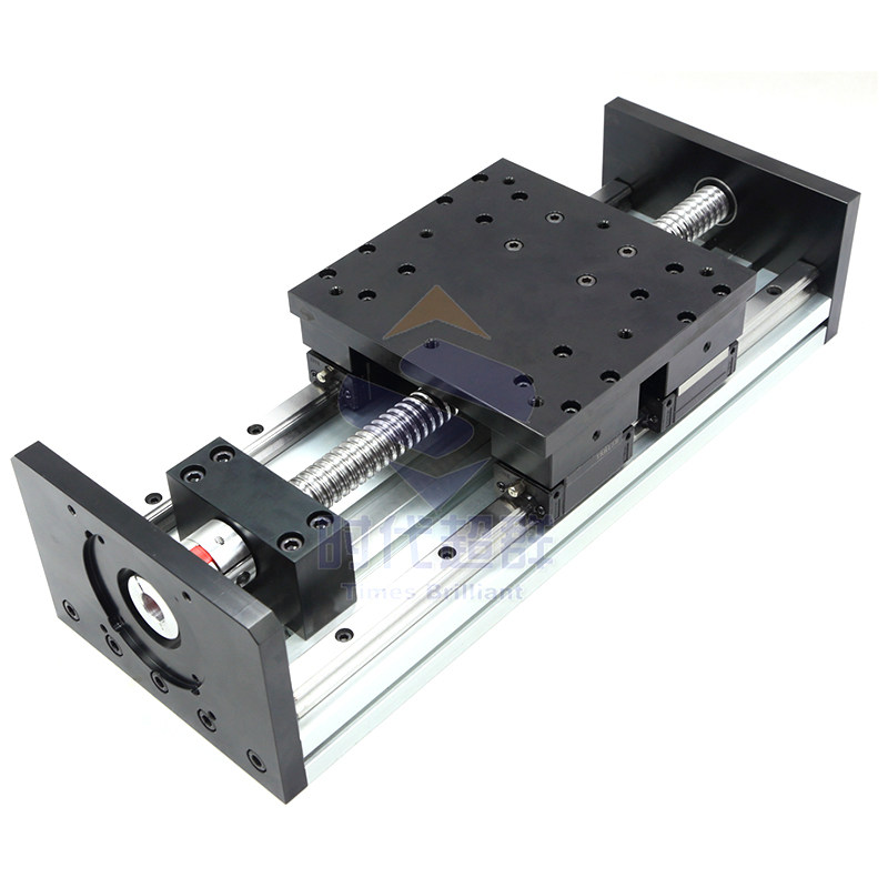 滚珠丝杠导轨滑台重型双线步进伺服铣床台锯工作台