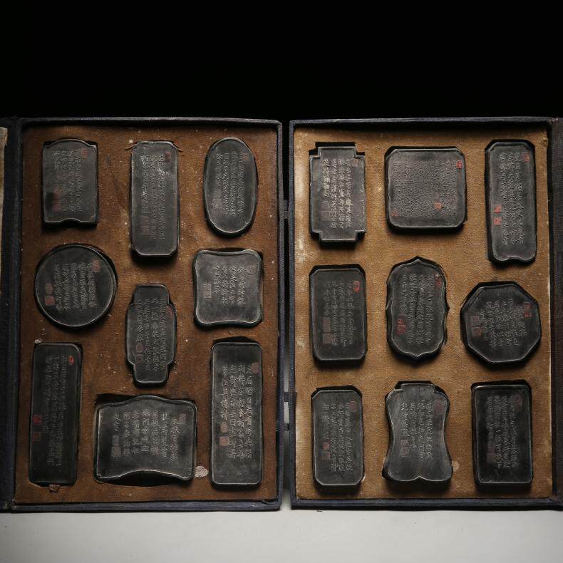 1985纯松珍藏程君房收藏礼品墨旧墨陈文房四宝