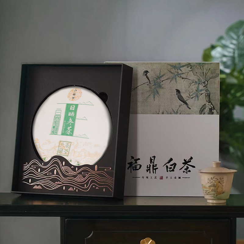 福鼎白茶贡茶叶春茶茶花蜜果枣甜清香2019年正宗贡眉