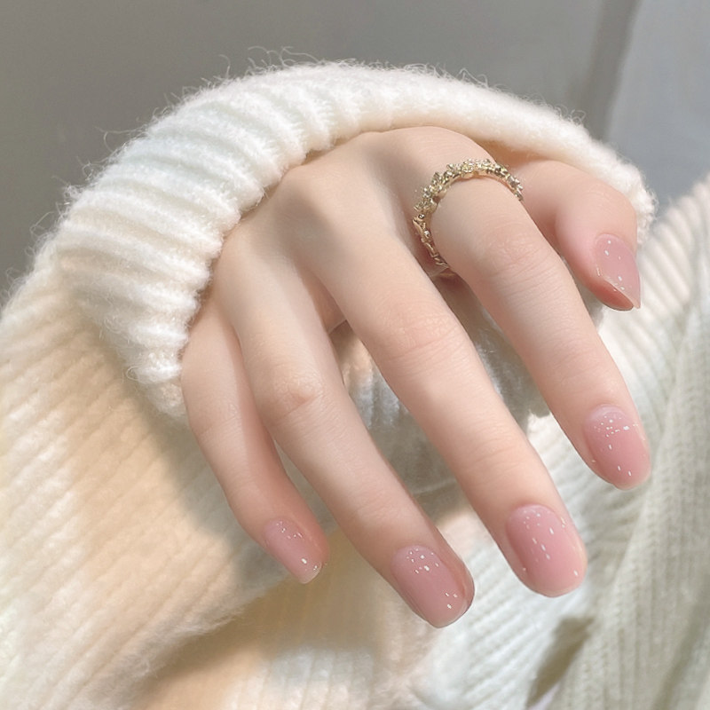 裸色指甲油免烤持久快干夏季可撕拉冰透果冻2022年甲油胶